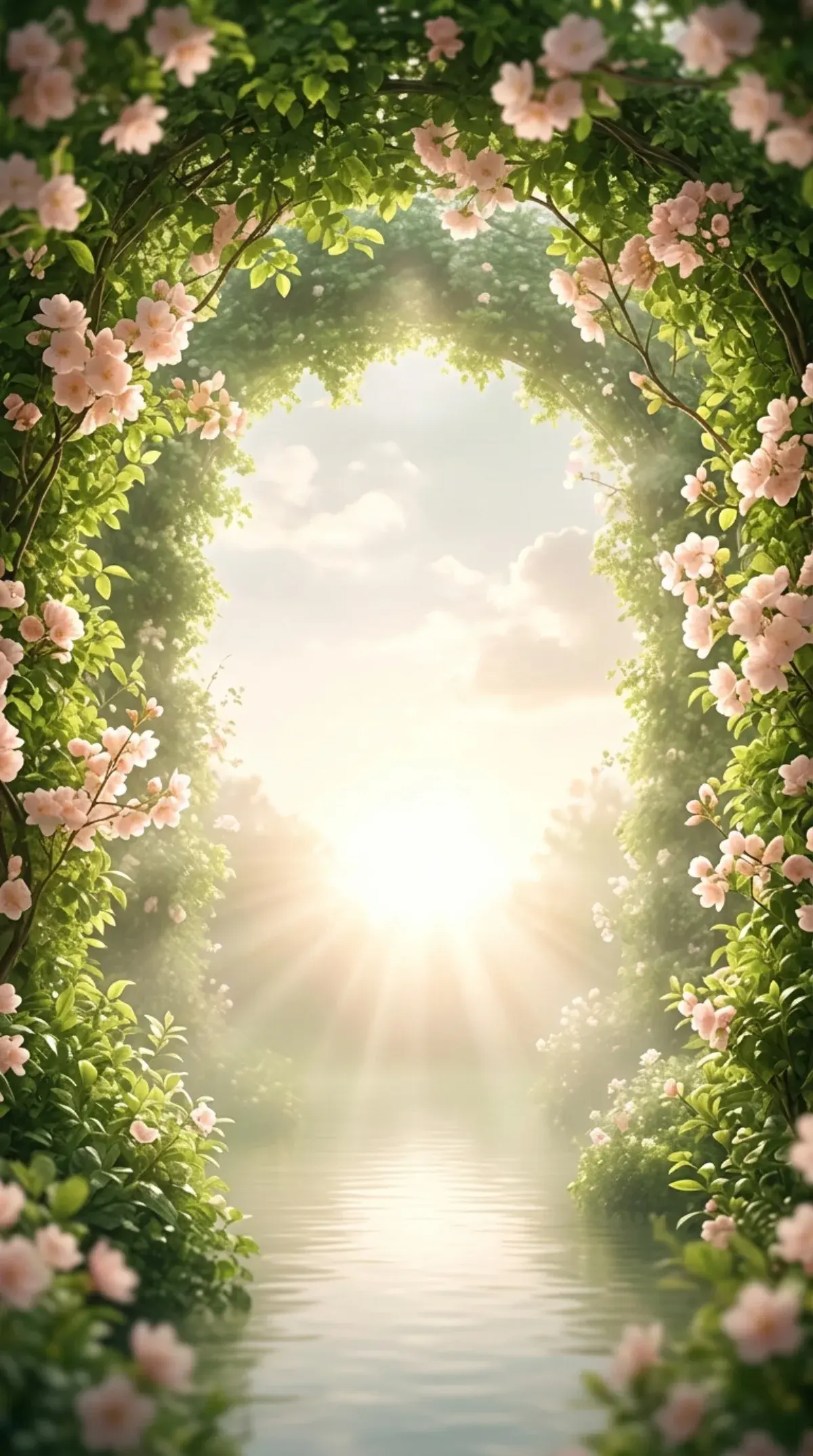 Blossom Arch Sunrise