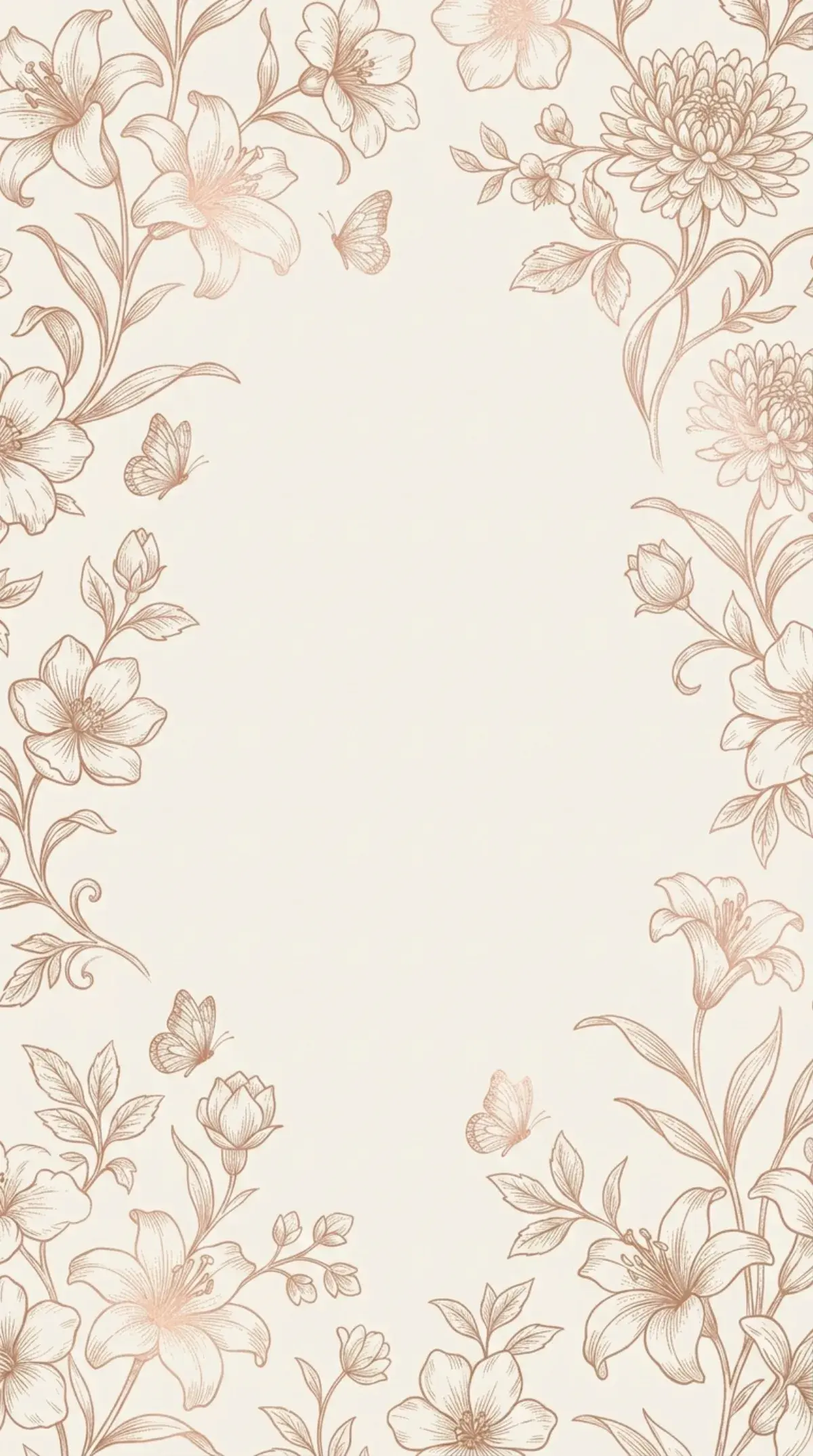 Blush Botanica Etching