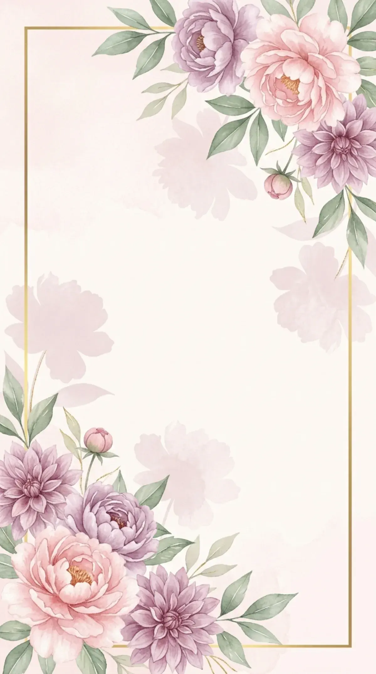 Blush Peony Frame