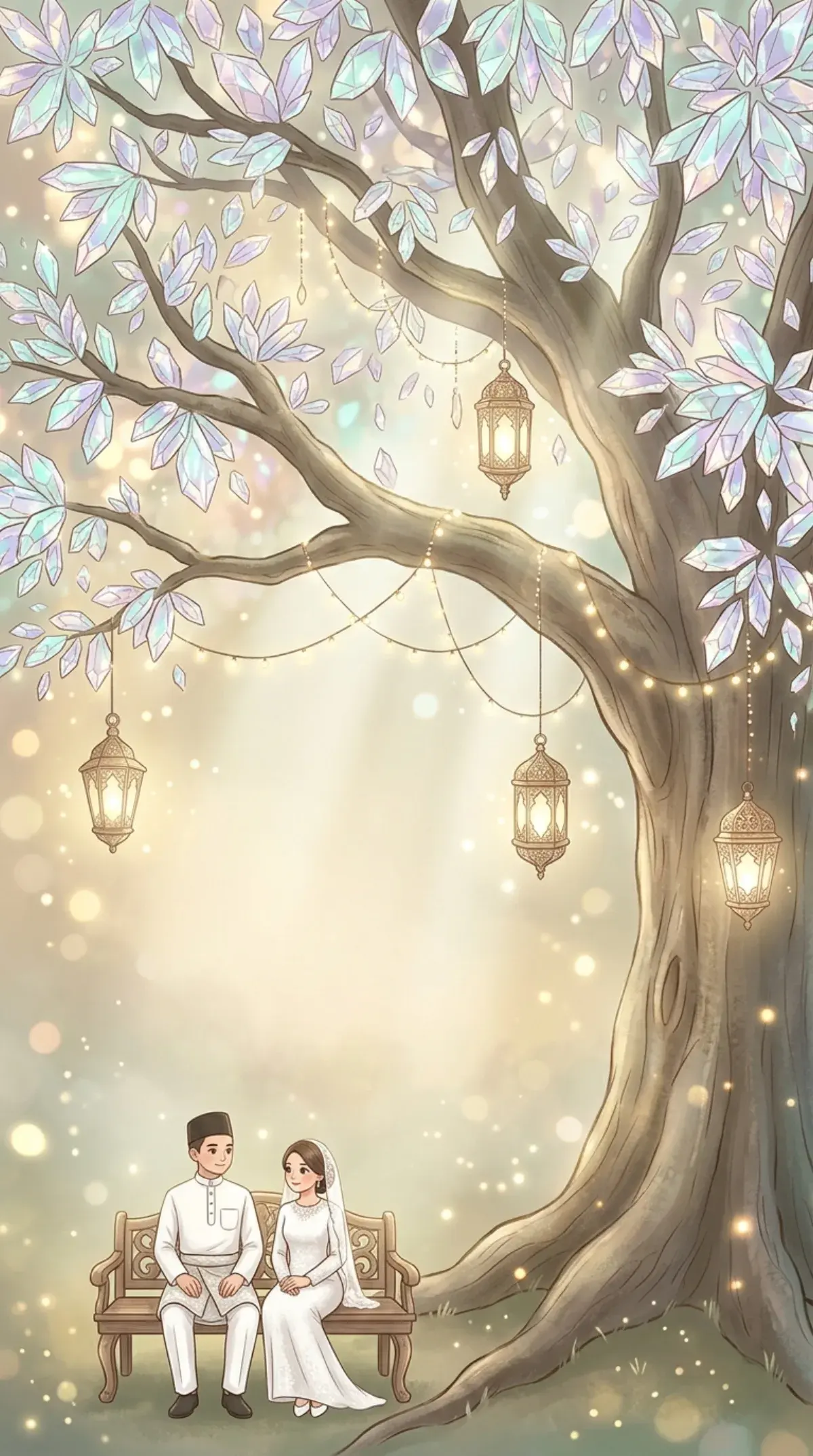Crystal Tree Lanterns