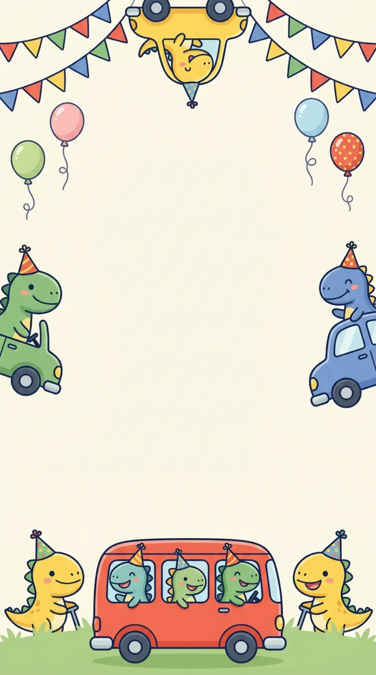 Dino Party Bus