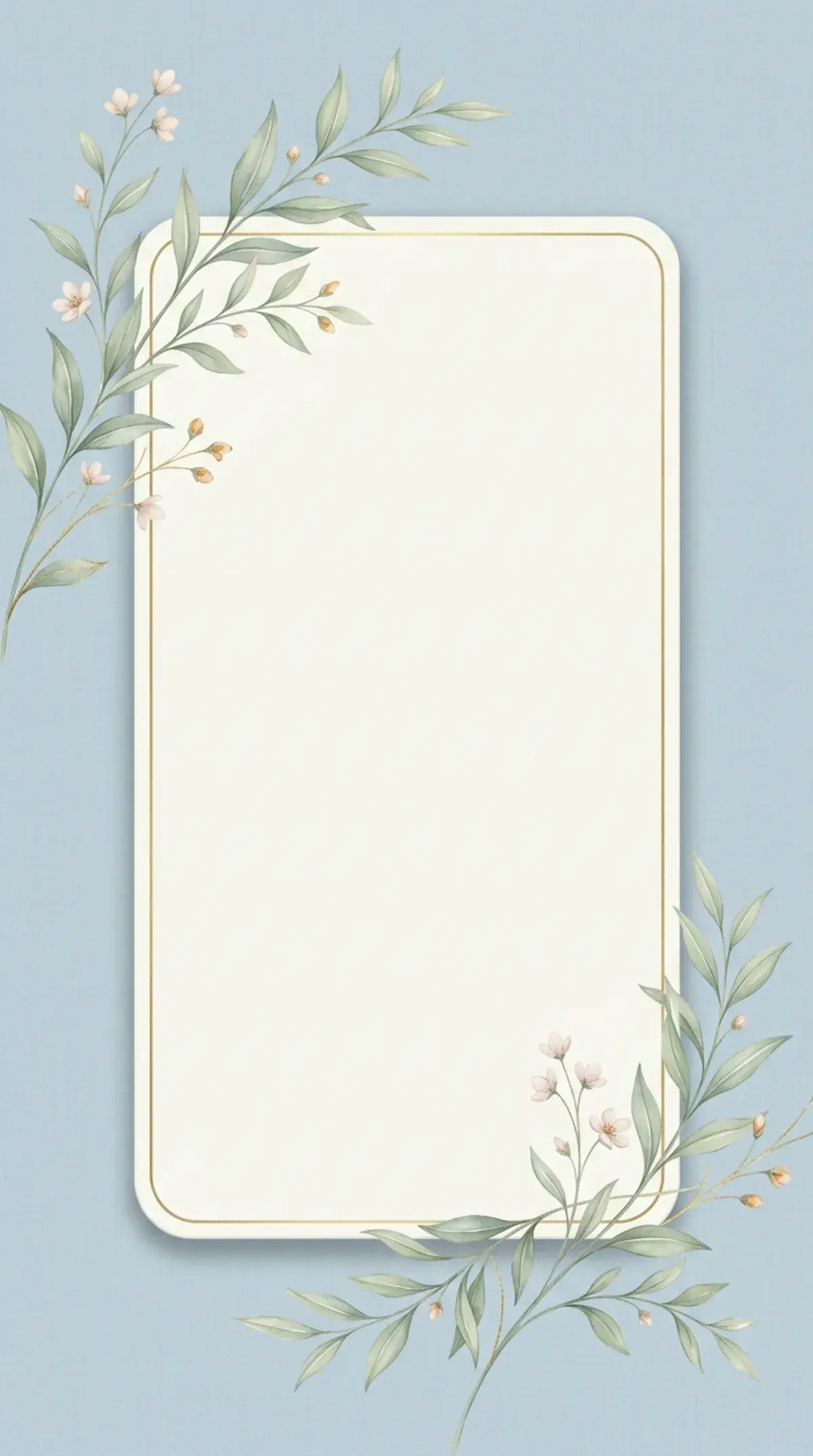 Dusty Blue Sprig