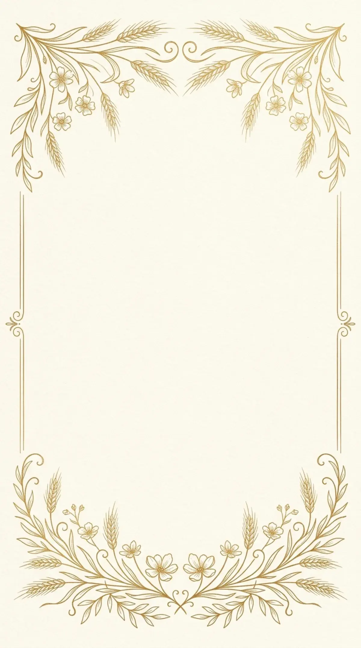 Golden Wheat Frame