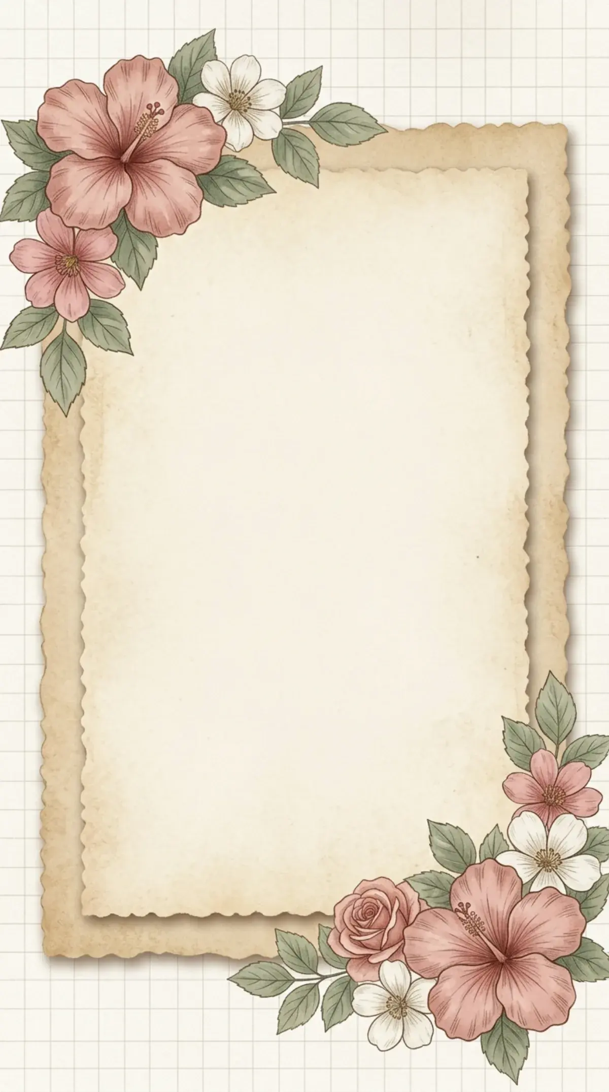 Hibiscus Scrapbook