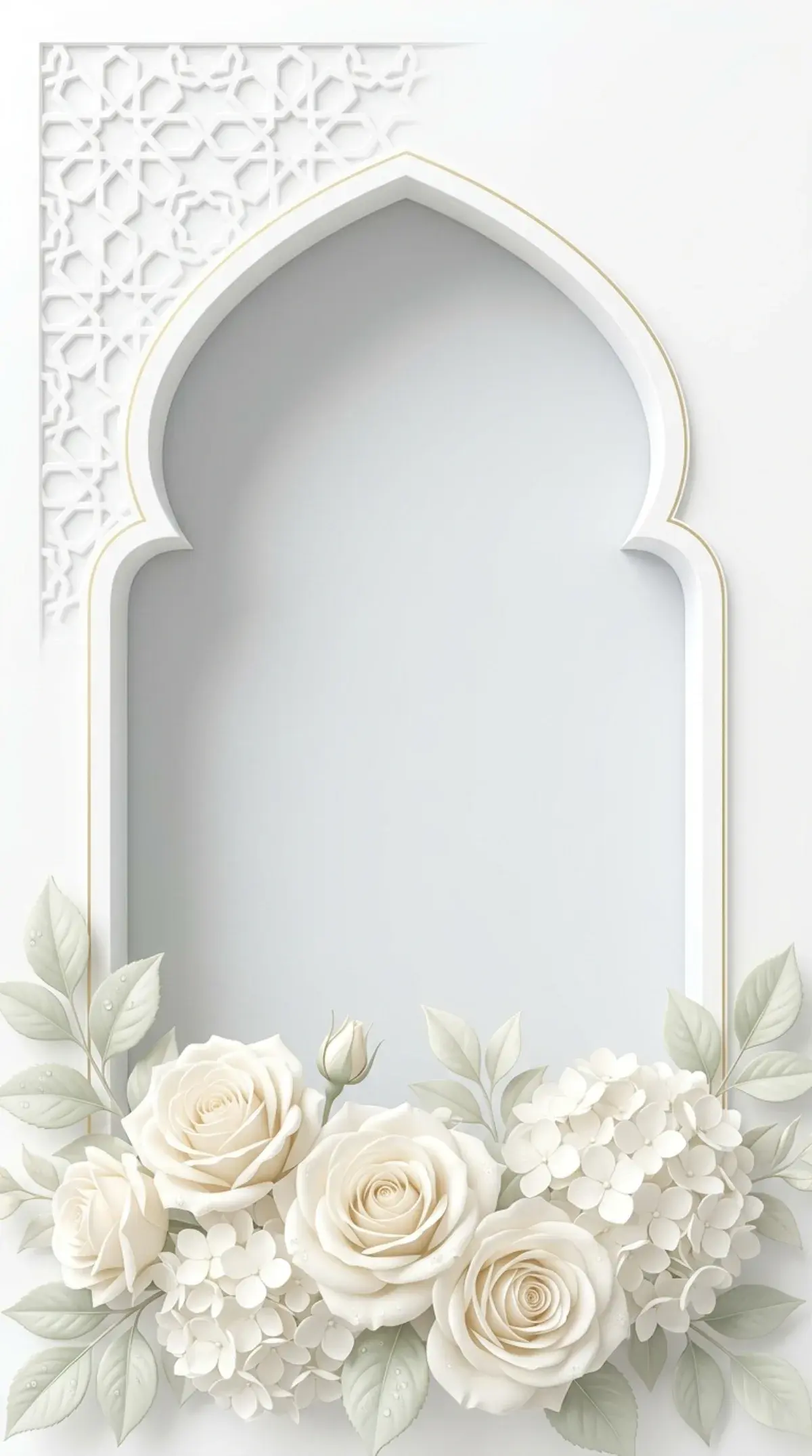 Ivory Mihrab Rose