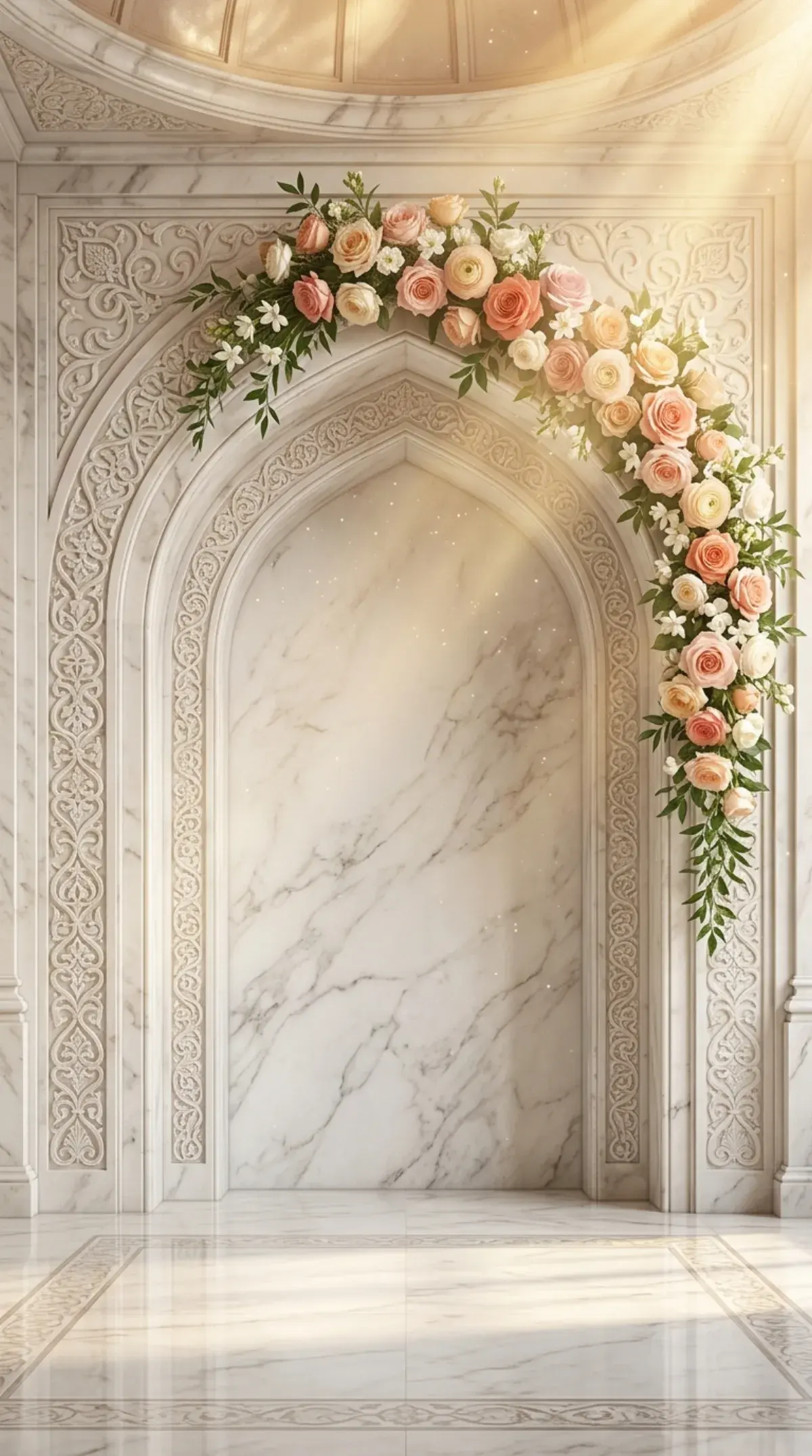 Marble Mihrab Rose