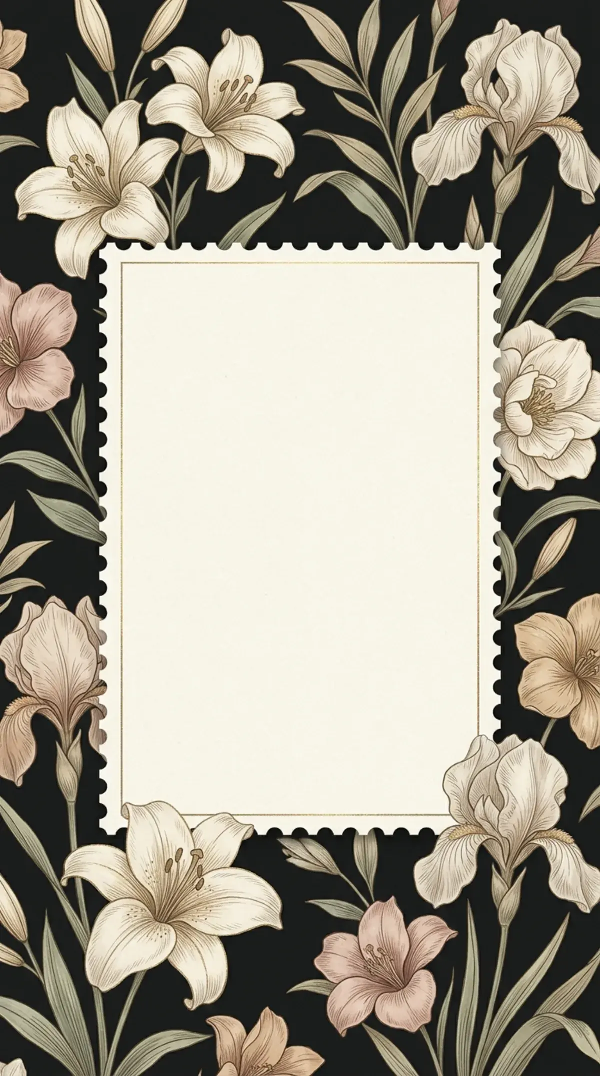 Noir Lily Stamp