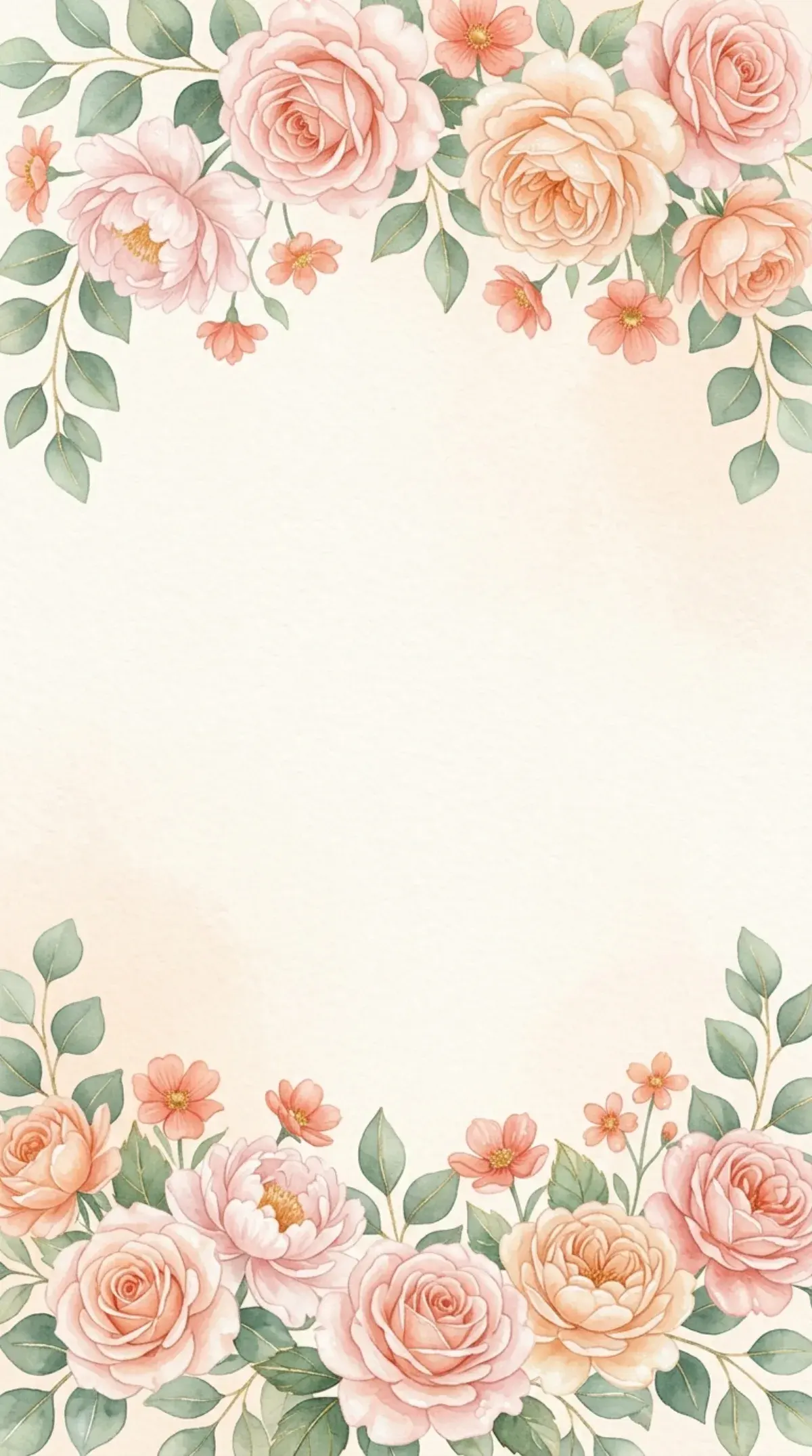 Peony Blush Border