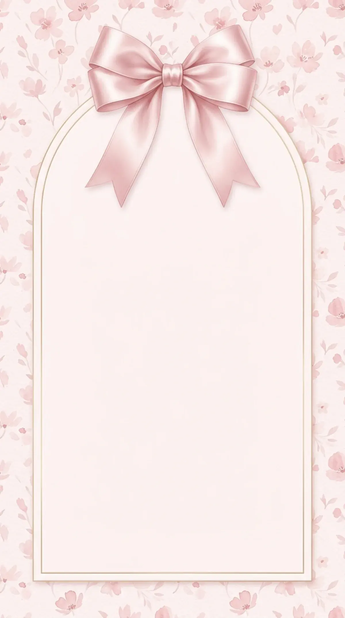Pink Bow Arch