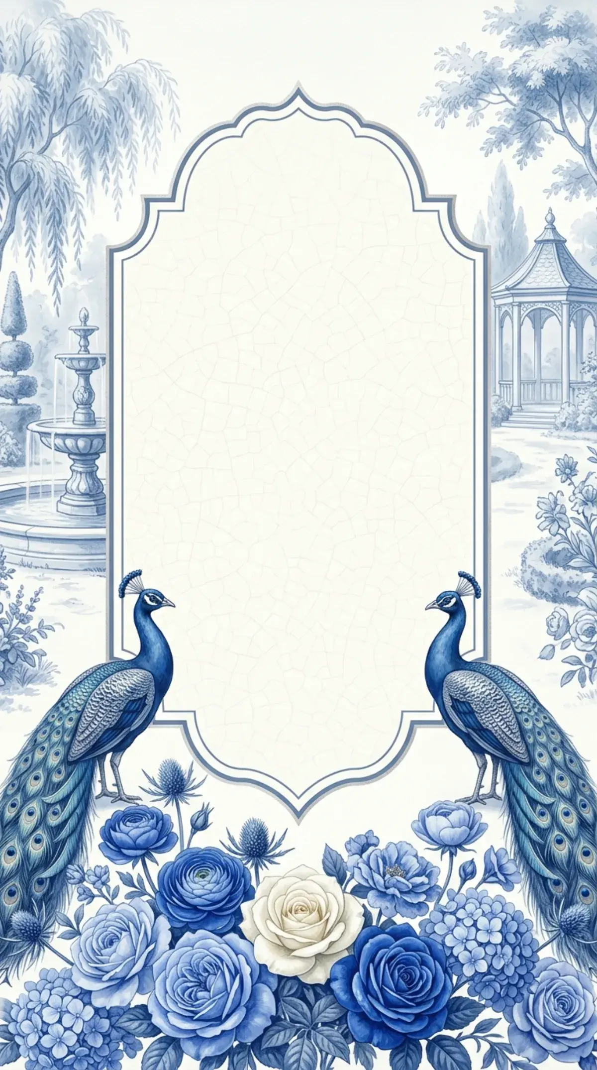Porcelain Peacock