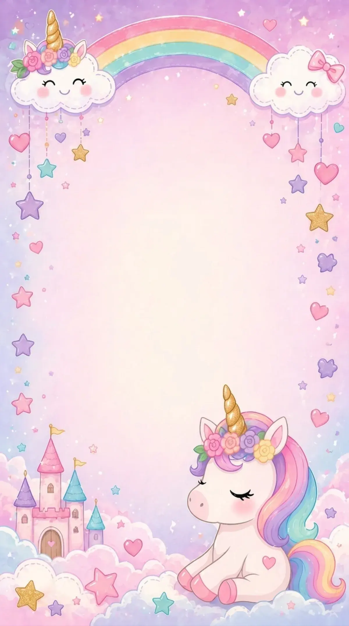 Rainbow Unicorn Clouds