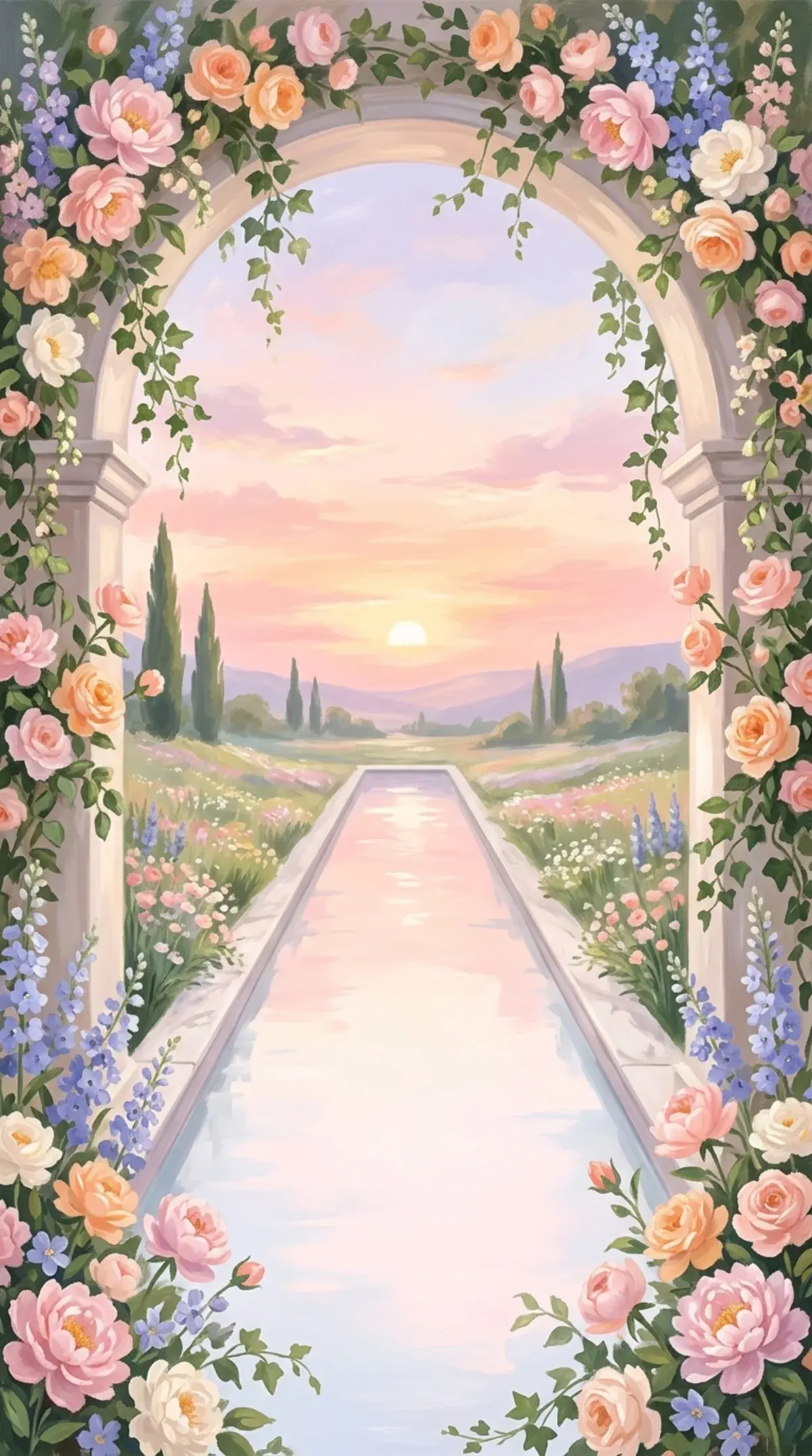 Rose Arch Sunset