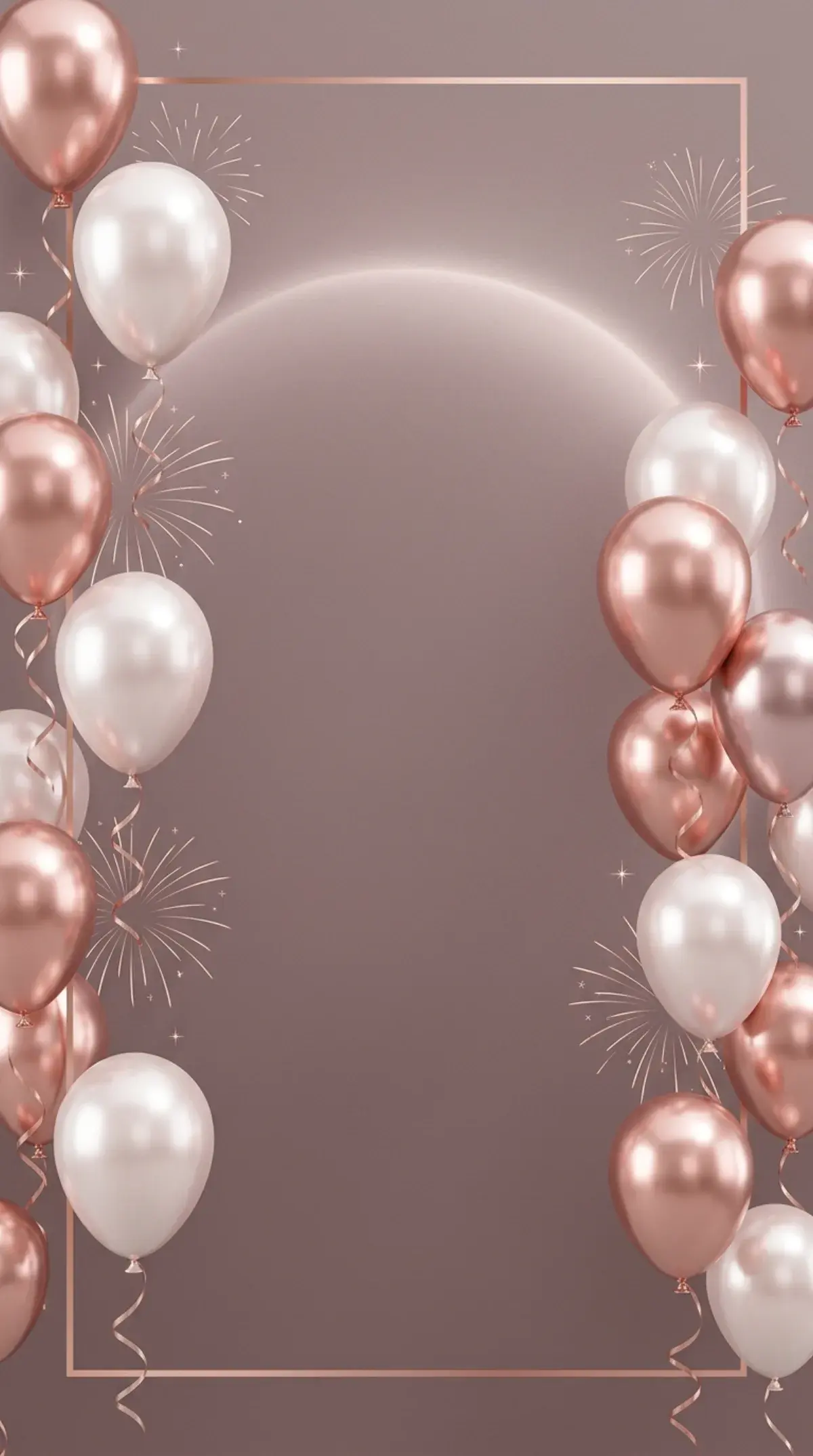Rose Gold Balloons