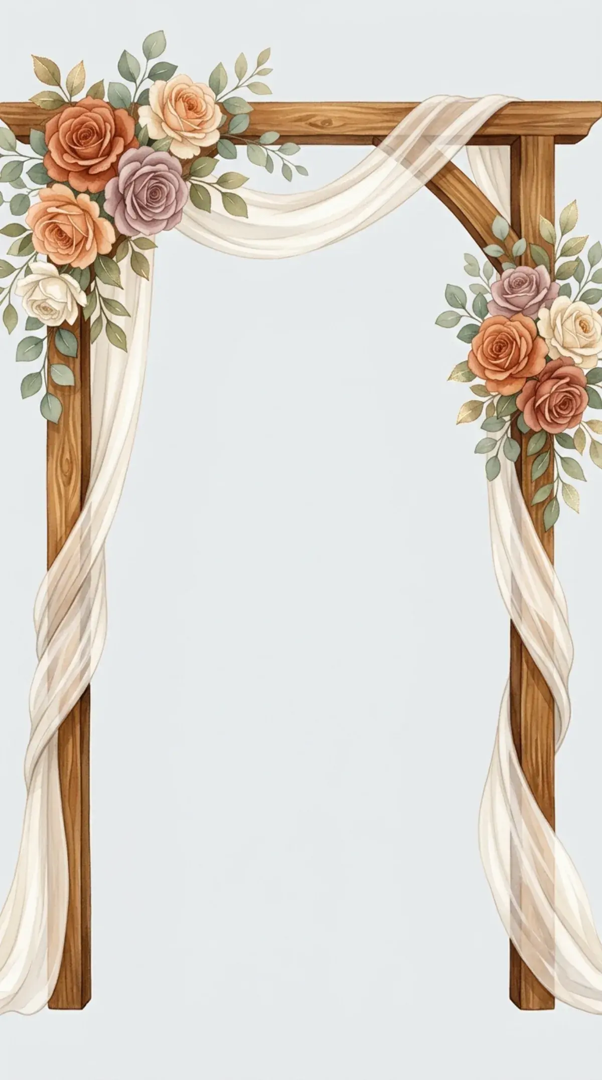 Rustic Rose Arch