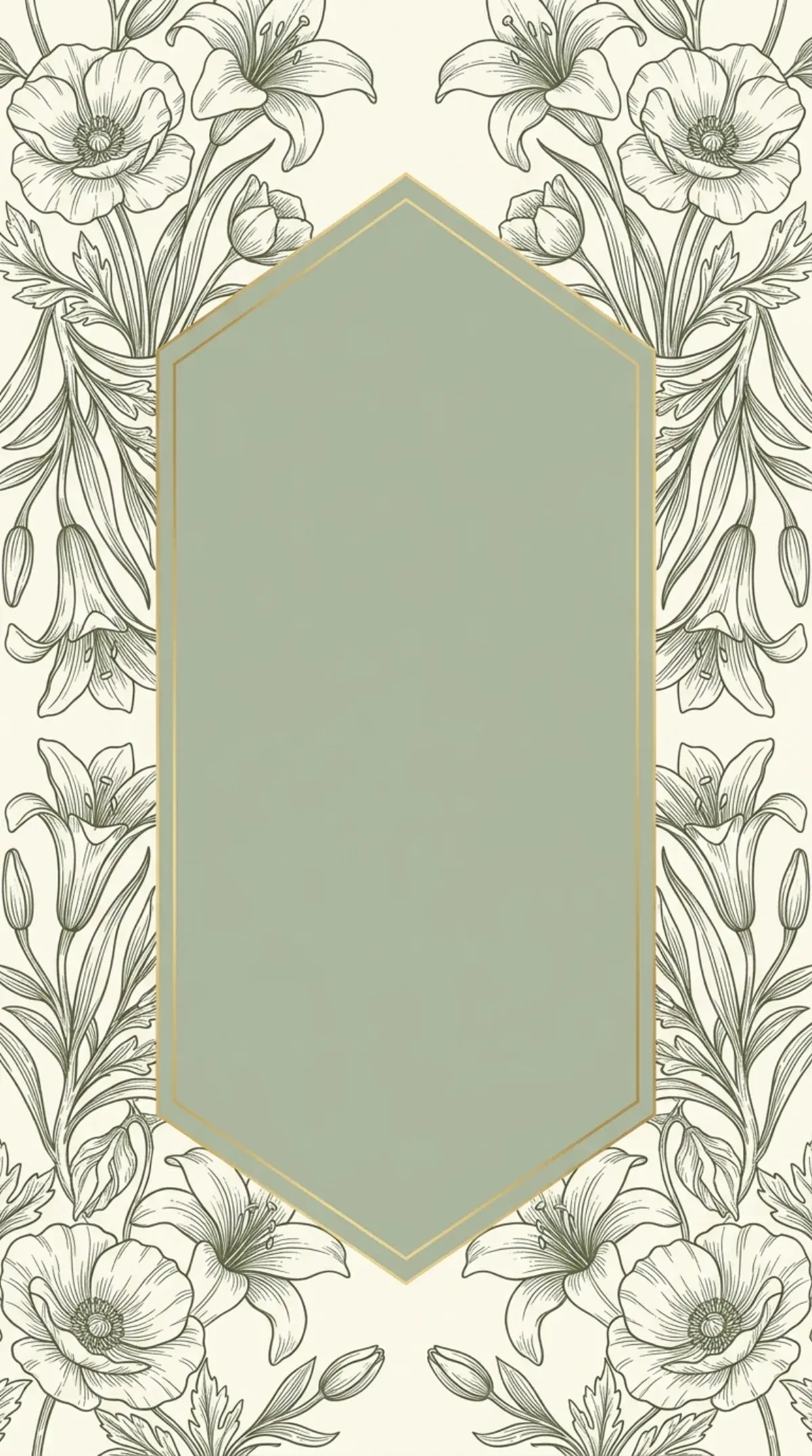 Sage Lily Panel