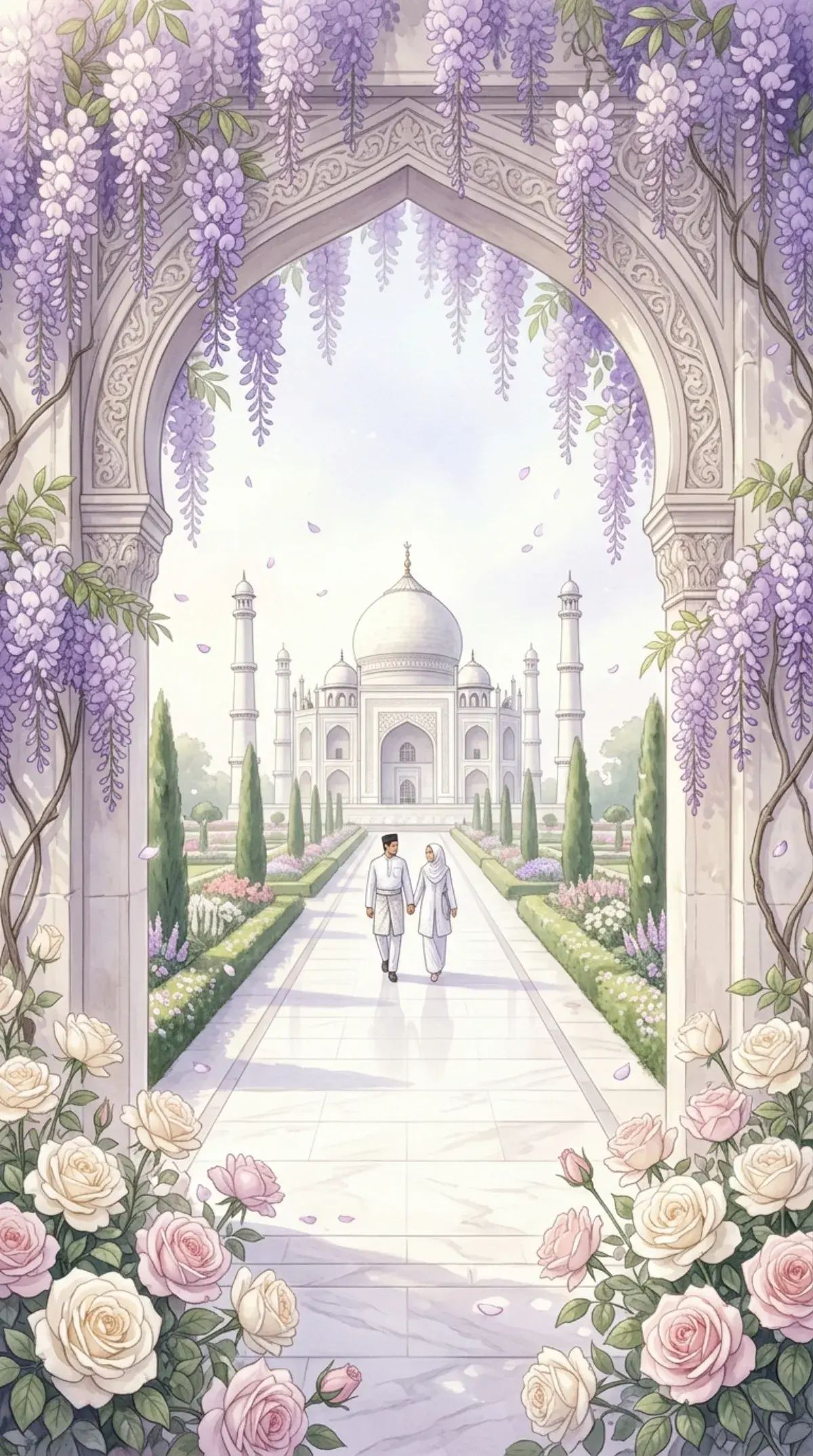 Taj Wisteria Arch