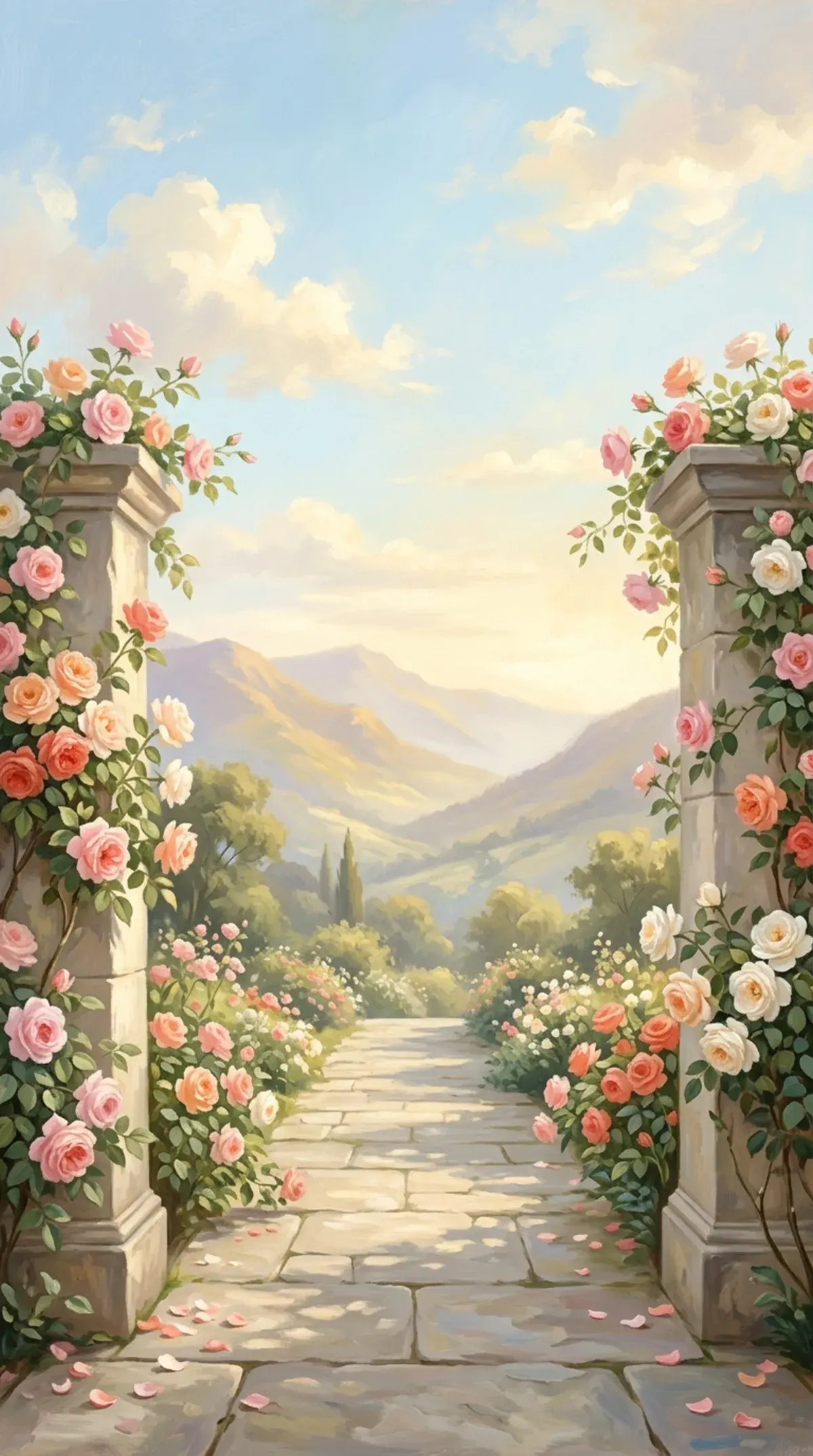 Tuscan Rose Archway